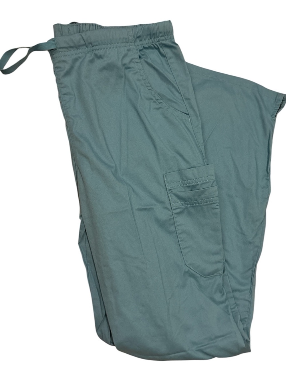 Women's Elastic Waist scrub Pants in Teal